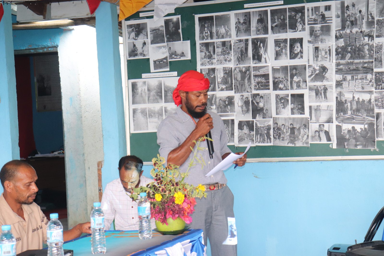 Diskursu gestor Sentru informasaun suku Rotuto