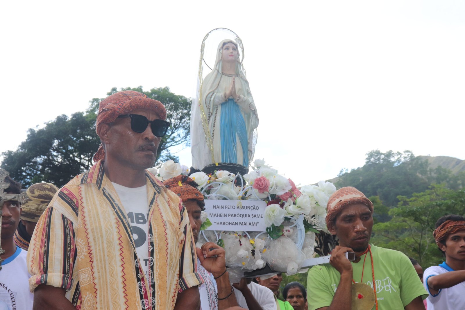 Nosa senhora Asunsaun Same hit-an ba visita nia fatin helik iha makau lala - kablaki